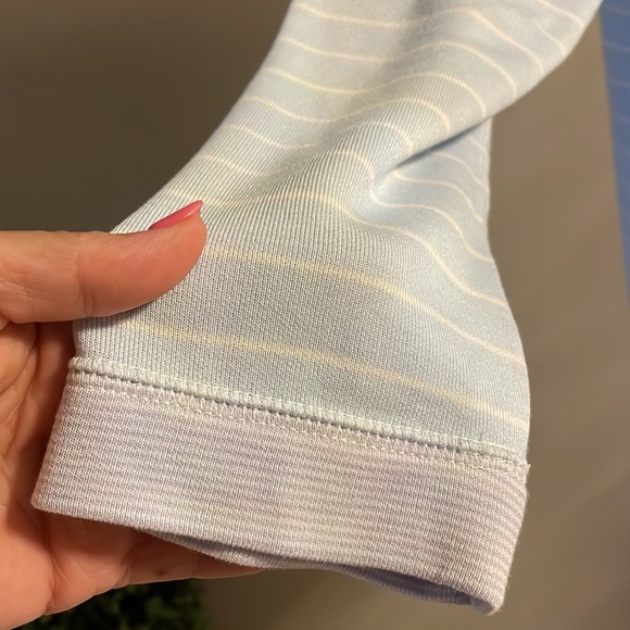 LAND’S END Women’s striped RELAXED FIT  REVERSIBLE TOP.  SIZE LARGE - Picture 7 of 16